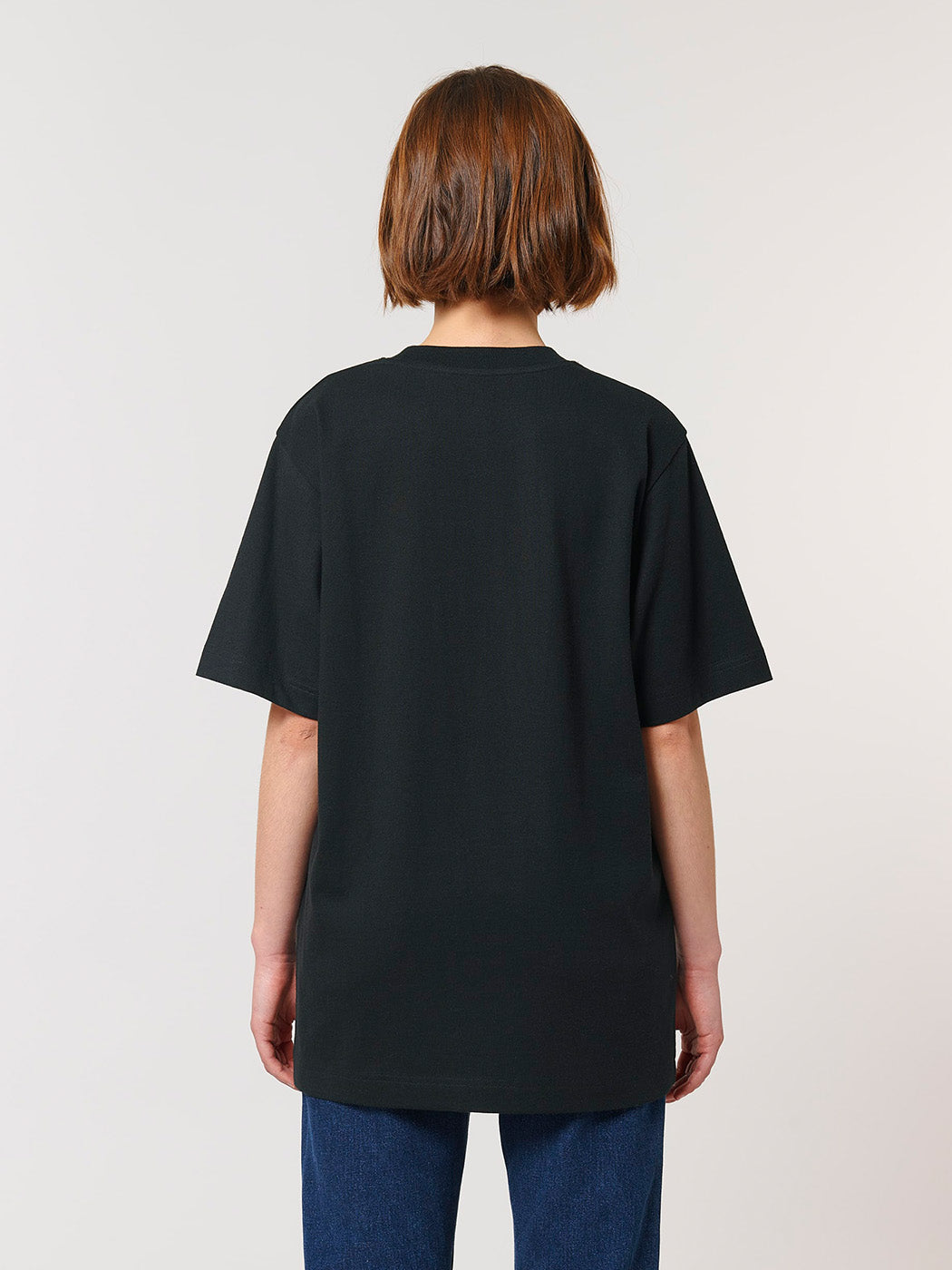 AEF Oversized Heavy T-Shirt (Black) - Priba Printworks