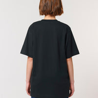 AEF Oversized Heavy T-Shirt (Black) - Priba Printworks