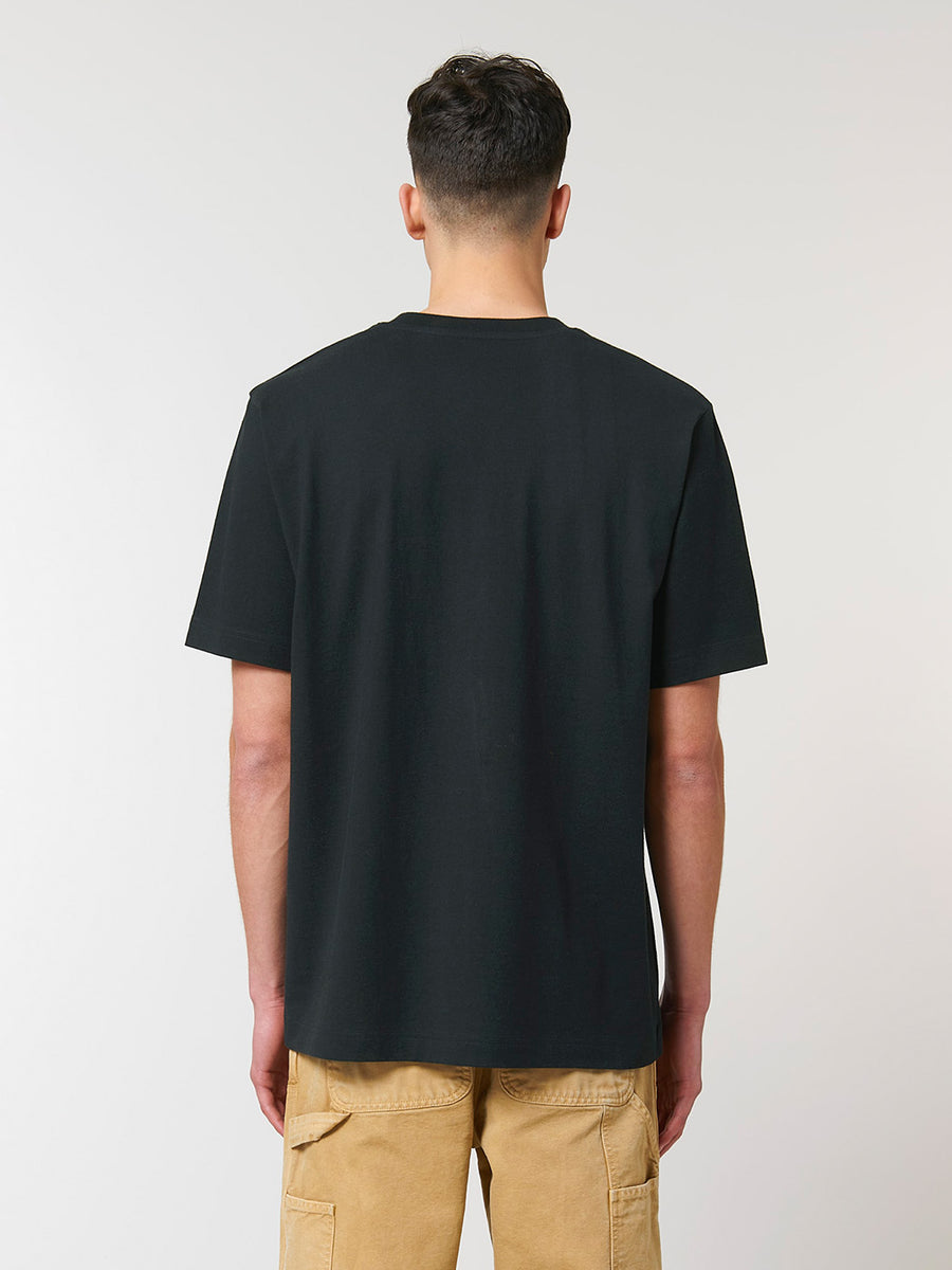 AEF Oversized Heavy T-Shirt (Black) - Priba Printworks