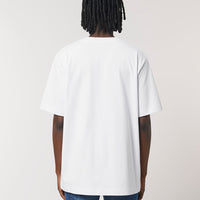 AEF Oversized Heavy T-Shirt (White) - Priba Printworks