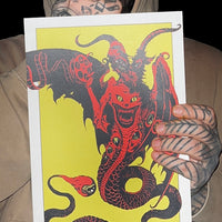 Obscenema Baphomet Print DIN A4 (Pre Sale) - Priba Printworks