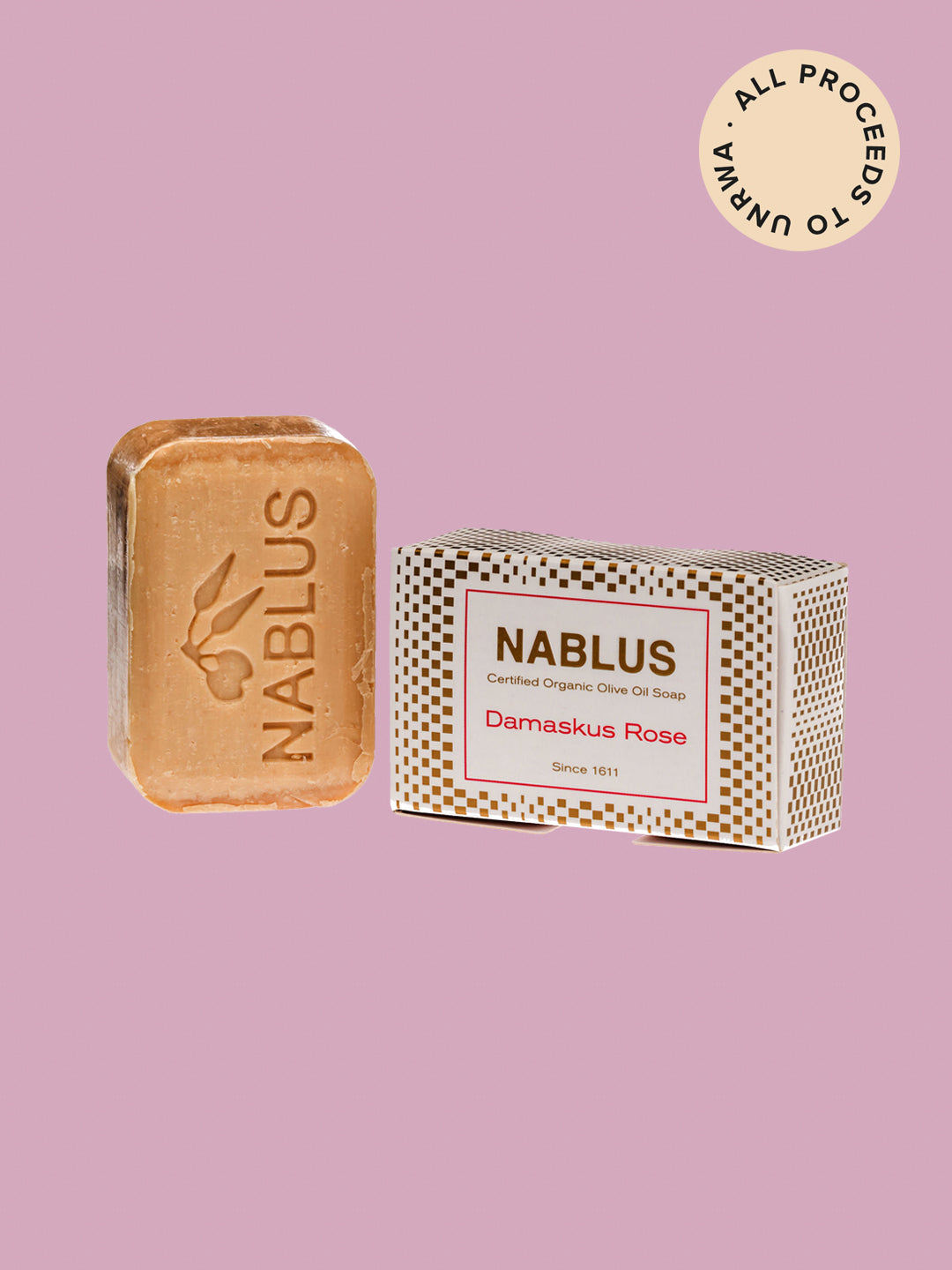 Nablus Soap Damascus Rose - Priba Printworks