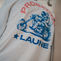 Proseccolaune Biker Longsleeve (white) - Priba Printworks