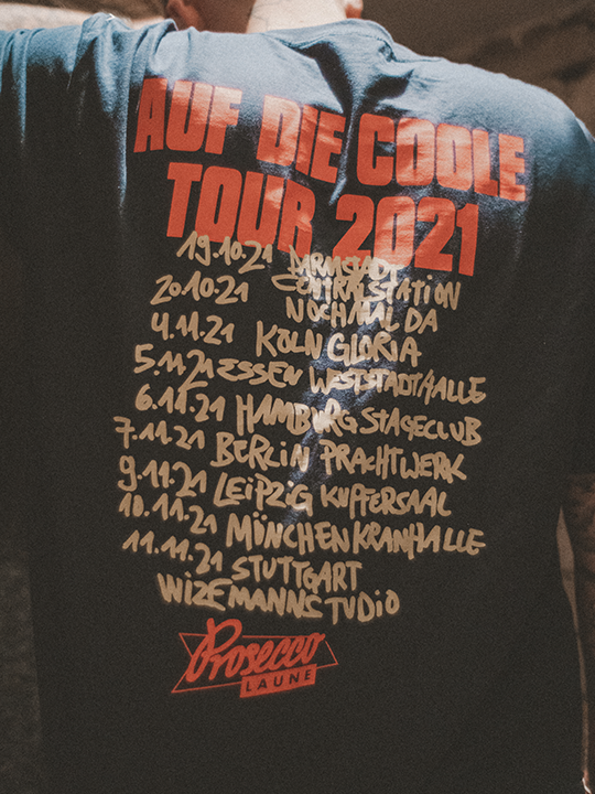 Proseccolaune „Auf die coole Tour“ Shirt 2021 - Priba Printworks