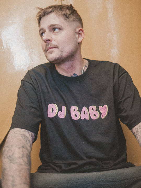 Proseccolaune DJ BABY T-Shirt (black) - Priba Printworks