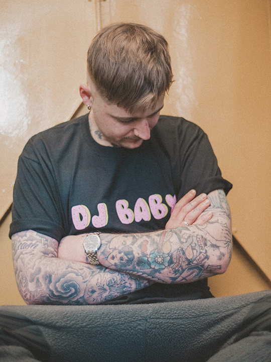 Proseccolaune DJ BABY T-Shirt (black) - Priba Printworks