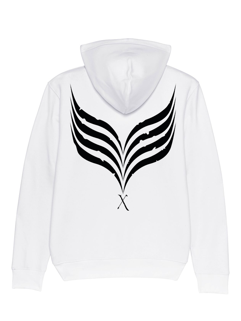 Exodon Core Hoodie (White) - Priba Printworks