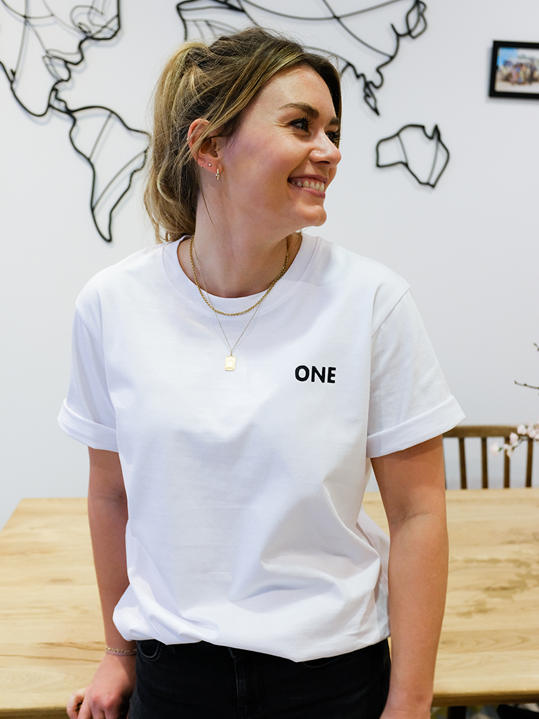 One Day x Hanscraft & Co. "ONE" Charity Tee - Priba Printworks