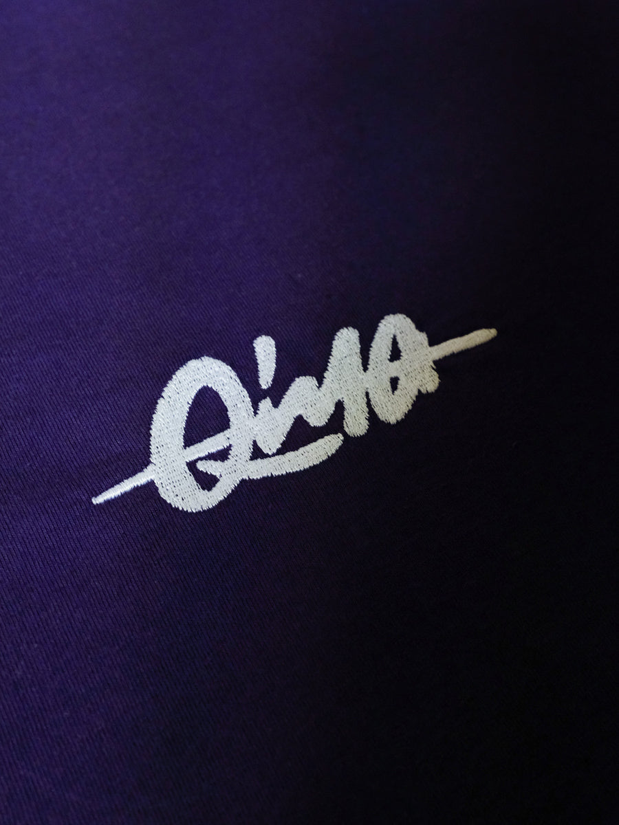 Qima Classic Logo Tee (Purple) - Priba Printworks