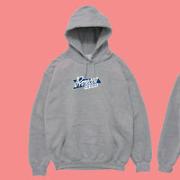 Proseccolaune „Hochschul" Hoodie (Heather Grey) - Priba Printworks